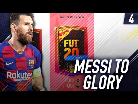 50K PACKS!! FINALLY PACKING DECENT PLAYERS!! - FIFA 20 MESSI TO GLORY #4