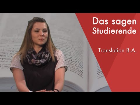 "Das sagt die Studentin" | Translation (B.A.)