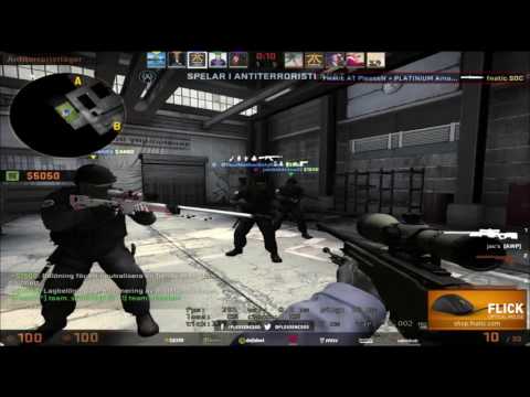 CS:GO - PlesseN knives olof and gets kicked