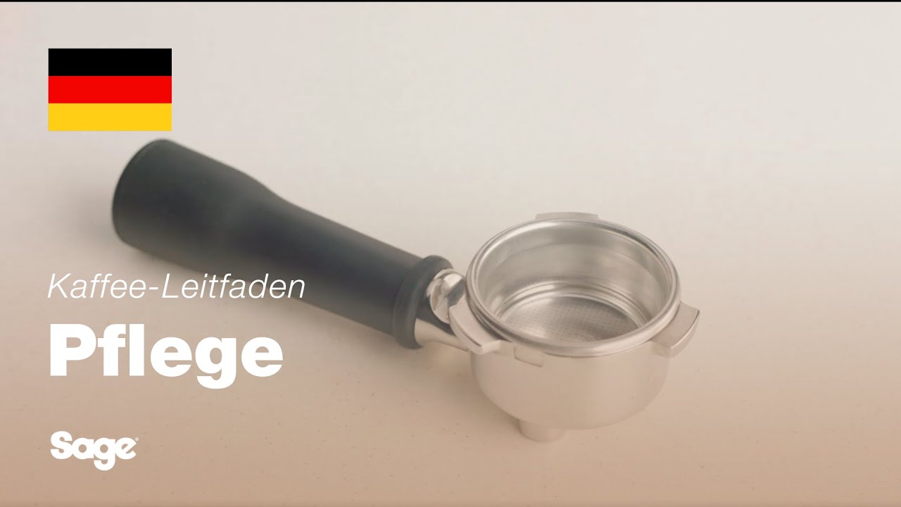 Reinigung von Siebträger und -einsatz