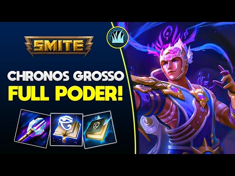 Chronos GROSSO focado em PODER! CHRONOS JUNGLER - ⚡ Smite BR Conquista
