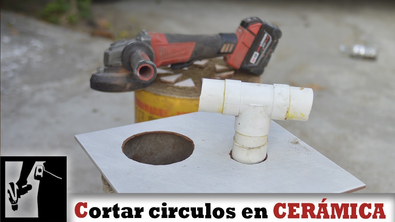 Putar video Cómo cortar círculos en cerámica con ESMERIL sekarang Cómo cortar círculos en cerámica con ESMERIL