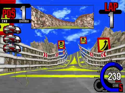 Fatal Racing / Whiplash (PC/DOS) - Multiplayer Gameplay