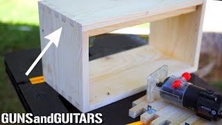 Make PERFECT Finger (box) Joints WITHOUT Special Tools!!! (Dream Tube Amp pt.1)