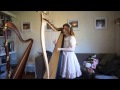 Secret Garden: Heartstrings cover on the harp