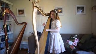 Secret Garden: Heartstrings cover on the harp