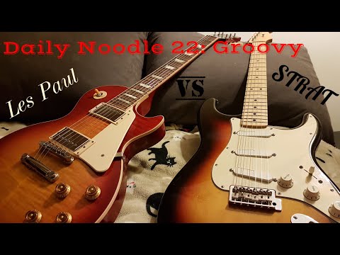 Daily Noodle nr 23: Groovy Duel - Les Paul vs Strat