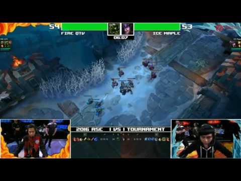 2016 Riot 全明星賽 1V1 QTV vs Maple