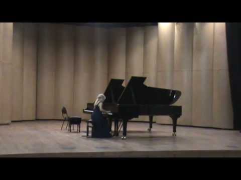 Bobrovskaya Anna - S. Slonimsky. Prelude and fugue in gis moll.