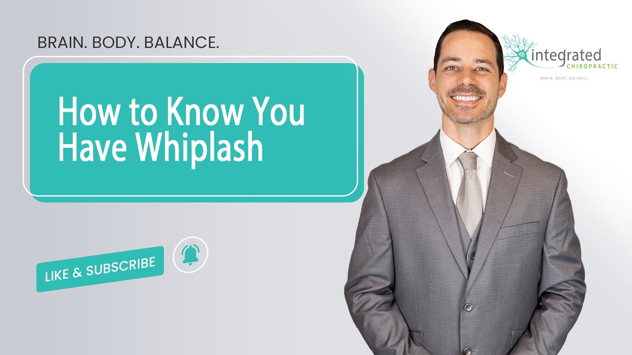 How to Know You Have Whiplash