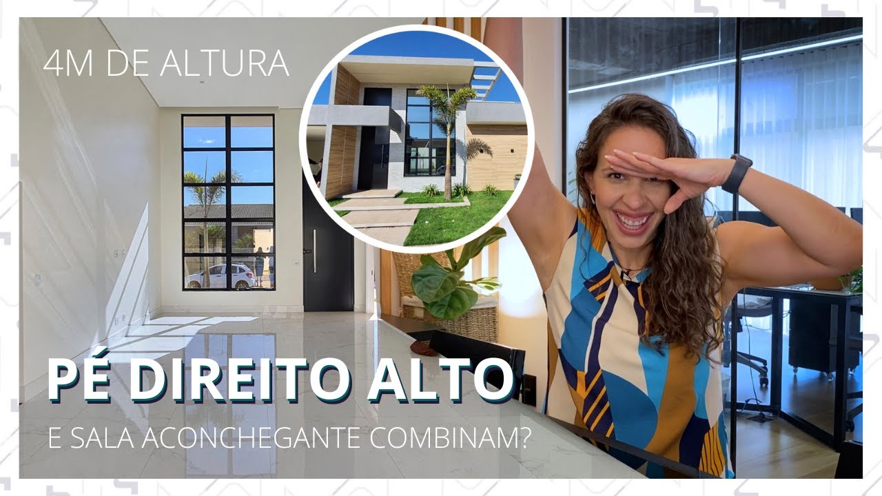 COMO FAZER UMA SALA ACONCHEGANTE COM PE DIREITO ALTO