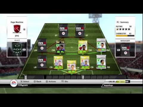 FIFA 12 - Hybrid Squad Builder w/ 97 Ronaldo
