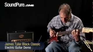 James Tyler Black Classic Electric Guitar Demo