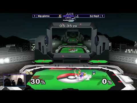 big gizmo (Fox) vs Kay3 (Marth) - Galint Smash Local 4/22