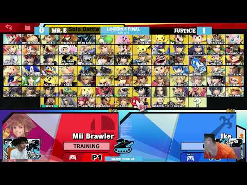Shark Tank #48 Losers Semi Final AITX | Mr E  Vs  DE | Justice Min Min SSBU Tournament