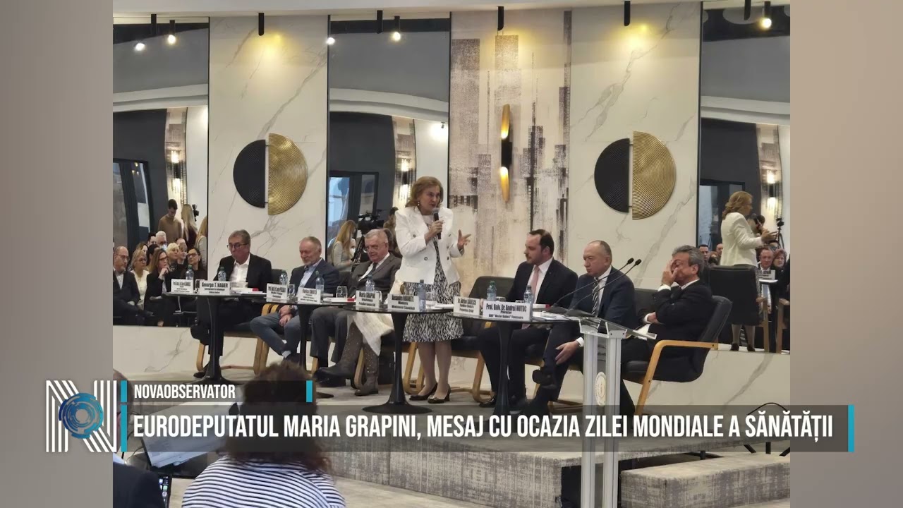 Eurodeputatul Maria Grapini, mesaj cu ocazia Zilei Mondiale a Sănătății
