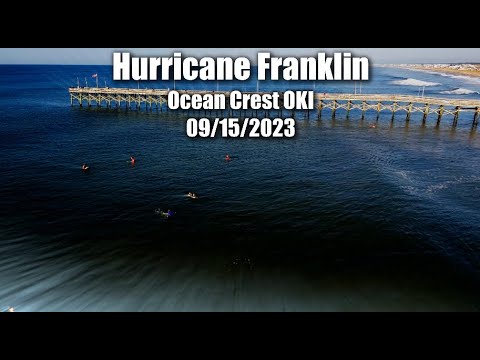 Ocean Crest -- Oak Island -- Hurricane Franklin Surf