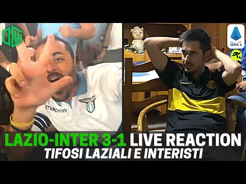 LAZIO INTER 3-1 LIVE REACTION | "LI ABBIAMO ANNIENTATI" "LA SOLITA FIGURACCIA ALL'OLIMPICO"