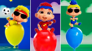 Pop the Balloons with Baby DB | D Billions Kids Songs