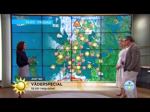 Kan bli årets högsta temperatur!  - Nyhetsmorgon (TV4)
