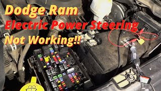 Dodge Ram: Electric Power Steering Stopped Working after Jump Starting an Other Vehicle, Diagnosis!