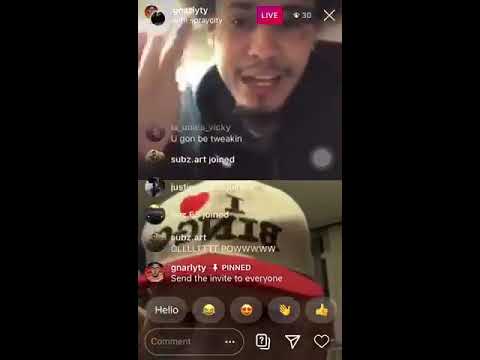 Quarantine instagram live with Gnarly Ty