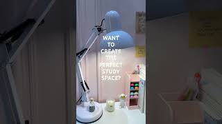 How to Create the Perfect Study Space🧐 #aestheticstudy #desktop #study #shorts