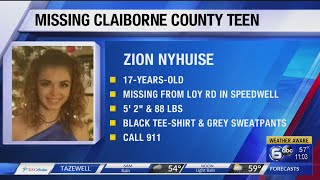 Missing Claiborne County teen