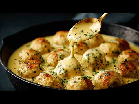 I’ve Never Had Chicken Meatballs in a Sauce This Delicious! 🔥