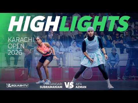 🇲🇾 Azman v Subramaniam 🇲🇾 | Karachi Open 2026 | SEMI-FINAL HIGHLIGHTS