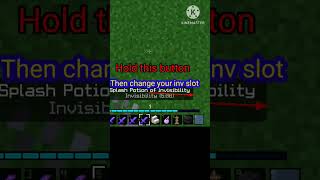 Changing inventory slot super fast