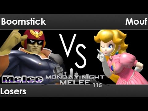 MNM 115 - Boomstick (C Falcon, Falco) vs SWG | Mouf (Peach) Losers - Melee