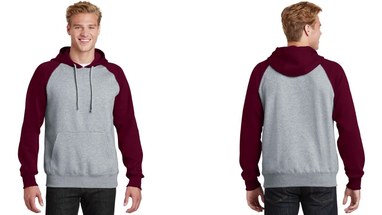 Blusa Moletom Liso Masculina Canguru Casaco De Frio Raglan