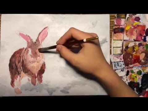 Bunny Timelapse Painting