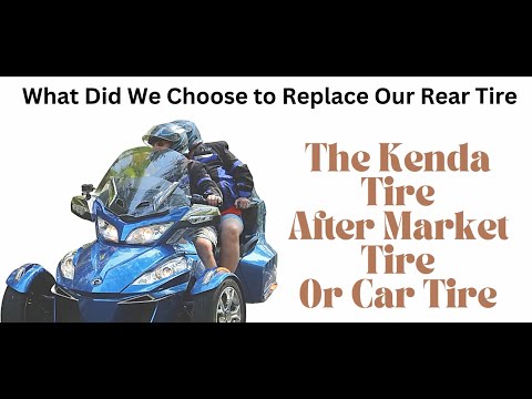 We Replaced our Can-Am Spyder Rear Tire See What We Choose Motorcycle & RV Vlog Full-time RV