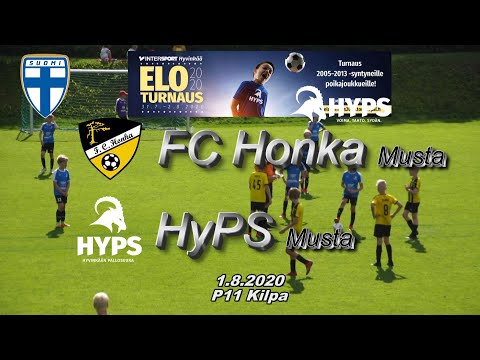 Intersport P11 Eloturnaus FC Honka Musta - HyPS Musta 1.8.2020