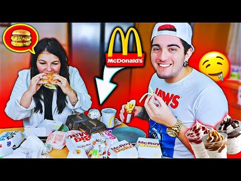COMPREI O MENU INTEIRO DO MCDONALDS ! | Kazzio