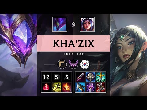 Kha'Zix Top vs Irelia - KR Master Patch 25.16