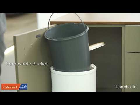 Ebco Swing Out Waste Bin - 13Ltr