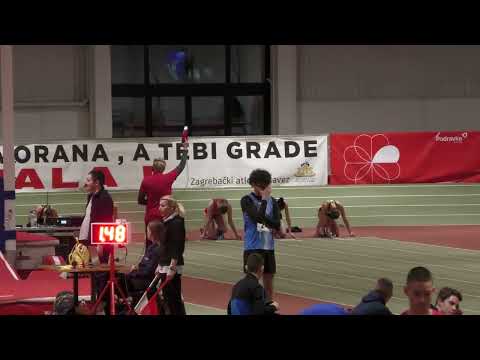 60m [Ž], FINALE, srebrna Vita Penezić i Josipa Klišanin - Dvoransko PH za juniore i juniorke 2024