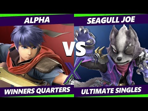 Smash Ultimate Tournament - Alpha (Ike)  Vs. Seagull Joe (Wolf) - S@X 292 SSBU Winners Quarters