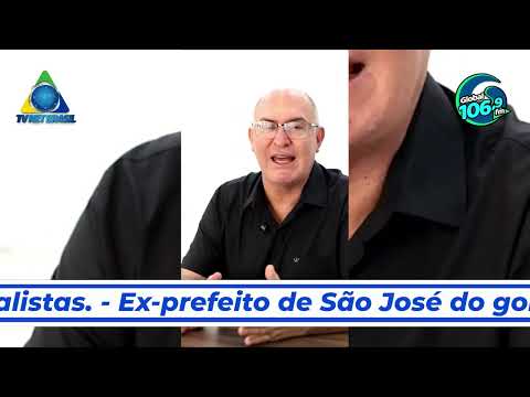 Ex-prefeito de São José do Goiabal/MG Beto Guimarães, faz homenagem aos jornalistas.