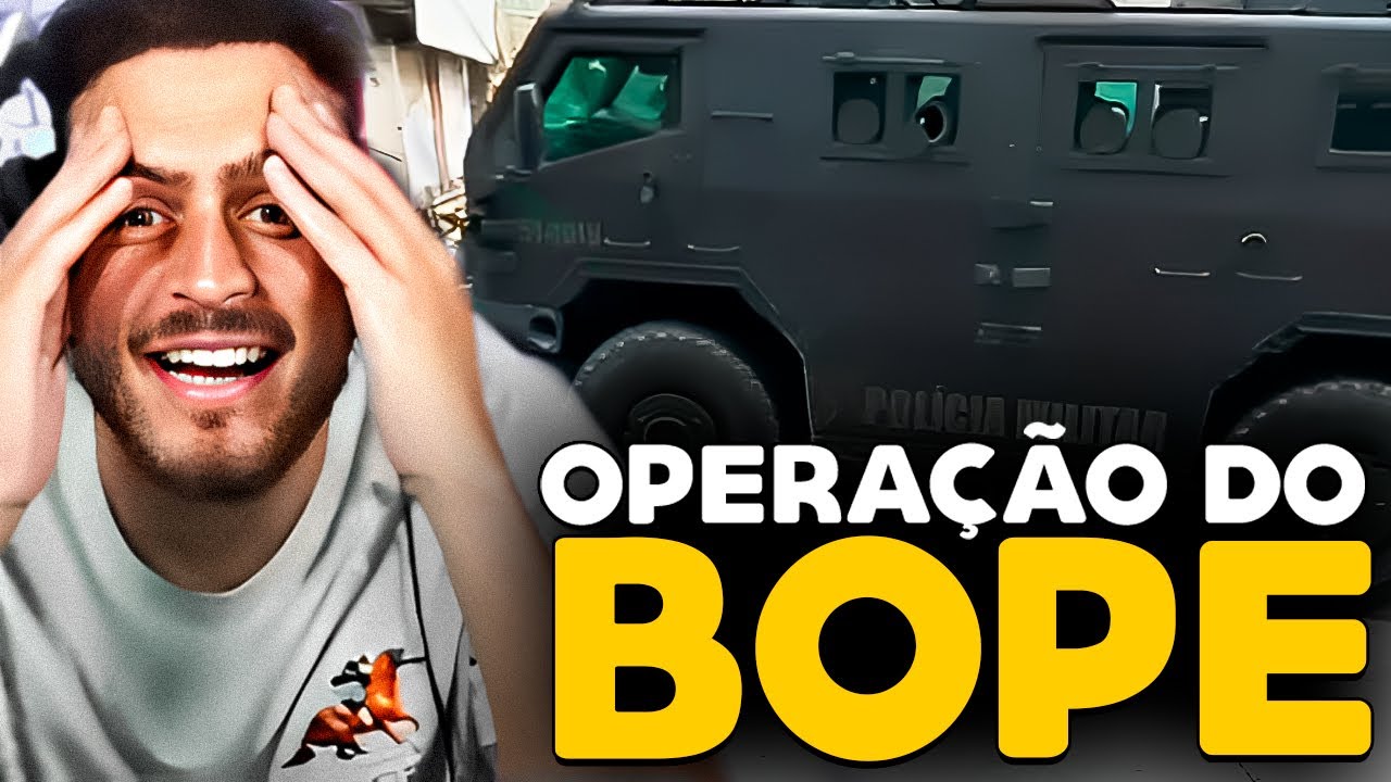 JON VLOGS REAGINDO A TOTA NA OPERAÇÃO DO BOPE NA ROCINHA