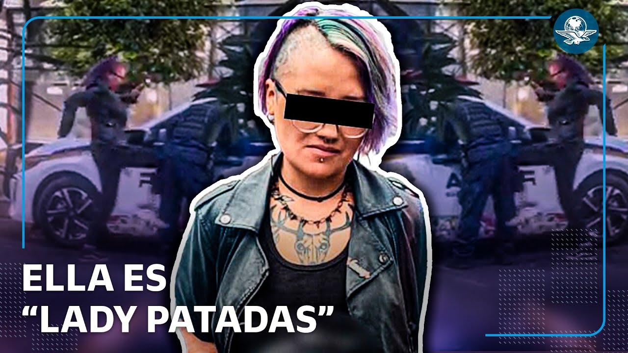 Le apodaron "Lady Patadas" tras agredir a un policía en la alcaldía Benito Juárez