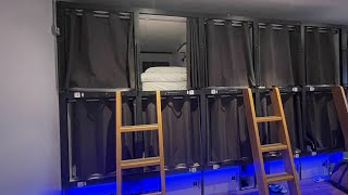 Capsule hotel style hostel at Edinburgh City Centre! | CoDE Pod THE CoURT Edinbu