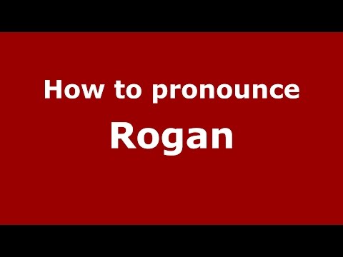 How to pronounce Rogan (Italian/Italy)  - PronounceNames.com