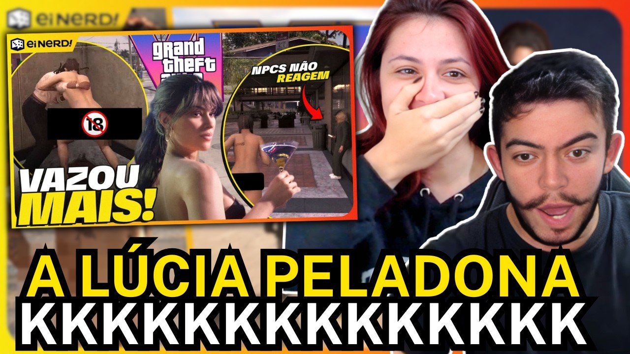 BOMBA! GAMEPLAY DA LÚCIA PELADA NO GTA VI | REACT