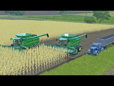 Farming Simulator 17 Live | Harvesting Corn | Mills County Farm | Buying New Tractor | Multiplayer
