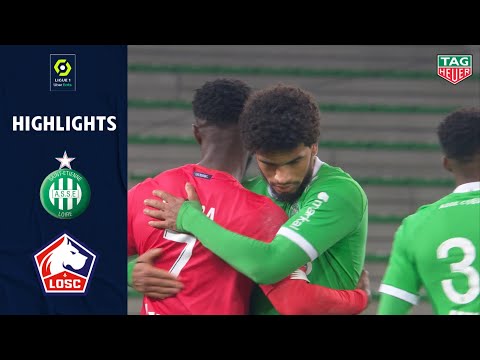 AS SAINT-ÉTIENNE - LOSC LILLE (1 - 1) - Highlights - (ASSE - LOSC) / 2020-2021