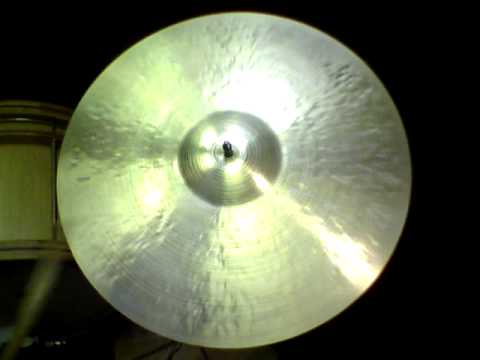 20 Kontroversial Ride, 1958g - Handcrafted cymbals by Craig Lauritsen..MOV